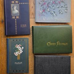 7 Vintage Photo & Postcard Albums