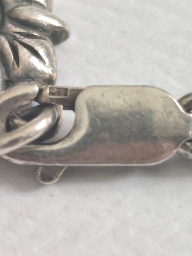 Vintage Sterling silver daisy bracelet