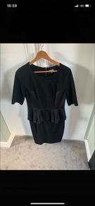 Black River Island Peplum Dress