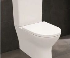 White Fully Skirted Close Coupled Toilet BRAND NEW