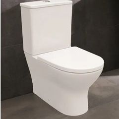 White Fully Skirted Close Coupled Toilet BRAND NEW