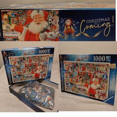 Limited Edition 1000pc jigsaw puzzle, christmas is coming