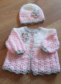 Handknit Baby Cardigans and blankets