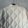 COS Quilted Recycled Down Jacket Cream Off-White Size M Image 10