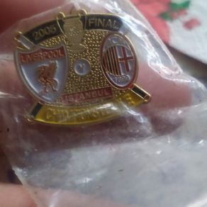 Liverpool champions League final pin 2005
