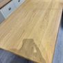 Solid Oak Extending Dining Table, New Image 6