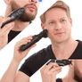 Wahl Aqua Blade 10 in 1 Beard Trimmer with 30ml Beard Oil, Beard Care Set for Men, Fully Washable head face and body Image 5