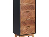 Sideboard 45x32x115 cm Solid Acacia Wood and MDF