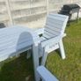 large garden table and chairs Image 6