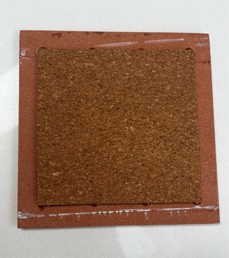 Handmade vintage style tile teapot stand