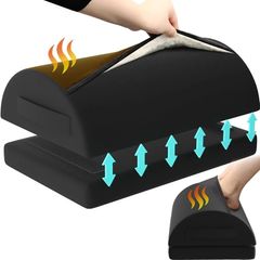 Foot Rest for Under Desk at Work, Adjustable Desk Footrest for Office Chair & Gaming Chair,Ergonomic Footrest Pillow Desks Foot Stool for Home Airplane Car to Relieve Back Knee Pain