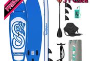 Inflatable Stand Up Paddle Board,Durable SUP for All Skill Levels, All-Inclusive Standing Paddle Surfboard, ADJ Paddle, Pump, ISUP Travel Backpack, Leash, Waterproof Bag (FREE SHIPPING)