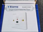 New Eterna Type A RCD Sockets & Fused Spurs Boxed