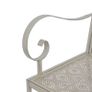 Garden Bench 115 cm Steel Grey Image 5