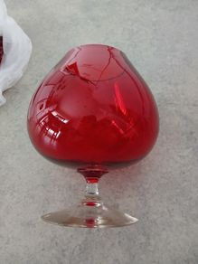 decorative oversized brandy glass