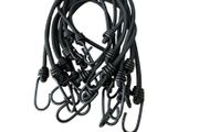 Shock Cord with 2 metal hooks 60cm - 10 Pack