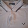Fred Perry Men's M Twin Tipped Polo Shirt Lilac Purple Image 2