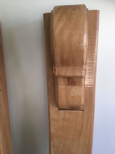 Spalted beech Mantle supports