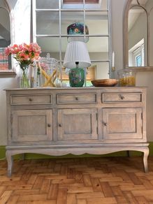 Beautiful Solid Wood Antique French Style Sideboard