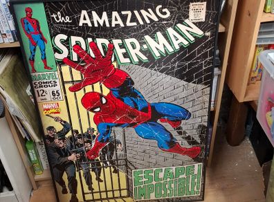 Amazing Spider Man Marvel Comic Escape Impossible Canvas