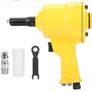 Pneumatic Riveter Pistol Type Grip Heavy Duty Rivet Gun Air Powered Riveting Tool 2.4-4.8mm Image 2