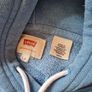 Levis pullover hoodie Size small ptp 20" blue in excellent condition Image 9