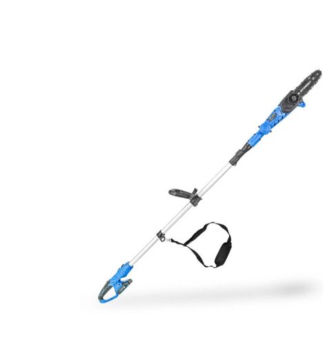 Hyundai 20V Cordless Pole Saw, 2Ah Battery and Charger, Lightweight and Telescopic Chainsaw