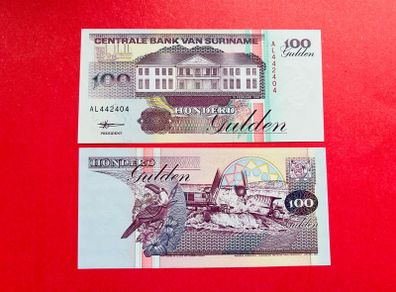 Suriname  100 Gulden 1998. Pick  139b. ( Uncirculated )