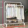 Metal Double Clothes Garment Rail Image 2