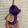 Ty Beanie Boos COUNT the Purple Halloween Bat approx. 6" Used Please see photos Image 10