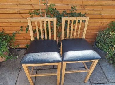 High bar chairs x2