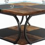 Square Coffee Table for Living Room, 100 x 100 x 50 cm, Wood Composite Coffee Table Image 6