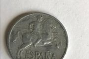 Rare 1941 Spain 10 cents coin