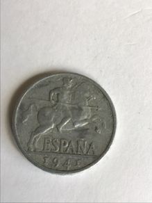 Rare 1941 Spain 10 cents coin
