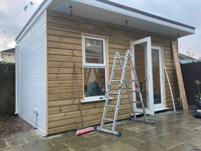 Building Contractors Dublin  - Garden Rooms/ cabins, Home Extensions, Renovations, New builds, fit out, pvc windows and doors.