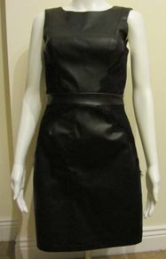 Sleeveless PU dress from "ONLY"