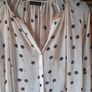 womens blouse size 20 cream Black spots Image 3