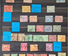 1870 to 1920s. Egyptian Stamp Collection. Rare overprints and cancels.