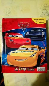 My Busy Books CARS 3 board game & book in one - little cars figurines included
