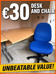 Desk & Chair Office Chair Set