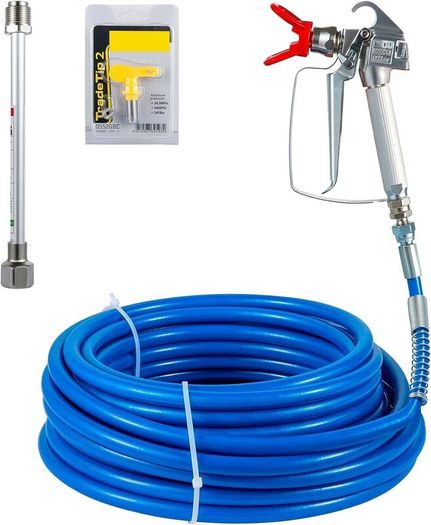 Airless Paint Spray Kit with 50 Feet Blue Hose