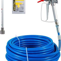 Airless Paint Spray Kit with 50 Feet Blue Hose