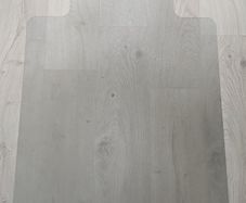 Protective plastic floor mat for office chair