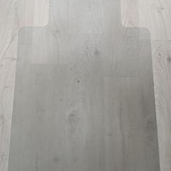 Protective plastic floor mat for office chair