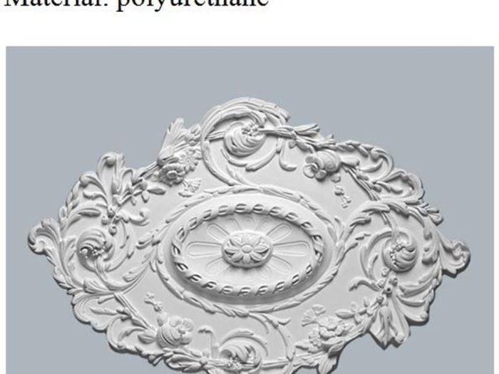 Wall decor ,ceiling rosette (hard Polyurethane)