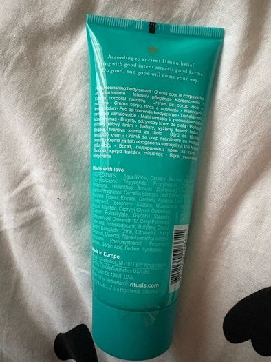 rituals body cream 100ml