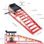 2x 5-Ton/5000kg Heavy-Duty Car Ramps,Car Ramp with Hydraulic Image 3