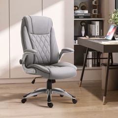 High Back Executive Office Chair, Height Adjustable PU Leather Ergonomic Chair