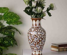 Handmade and Hand Painted Ceramic Flower Vase | Warehouse Clearance | Massive Discount | Bargain price