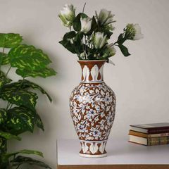 Handmade and Hand Painted Ceramic Flower Vase | Warehouse Clearance | Massive Discount | Bargain price